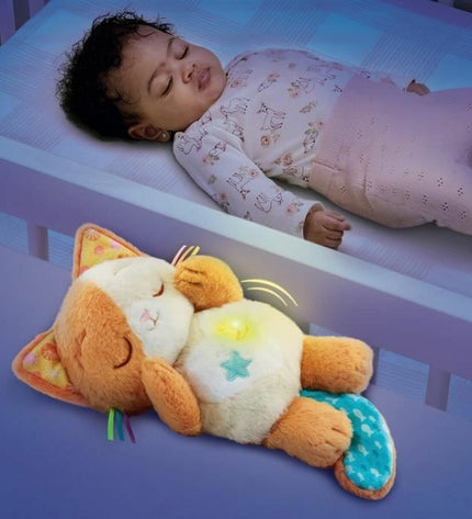 Vtech Baby Muziekspeelgoed My Kitten Sweet Night, soft plush toy for babies, measuring 36x25x14 cm, with colorful features.