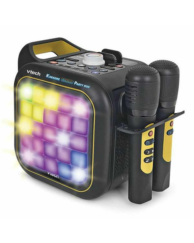 Vtech Duo Golden edition Bluetooth speaker with karaoke microphone, electronic toy for kids, colorful and fun playset
