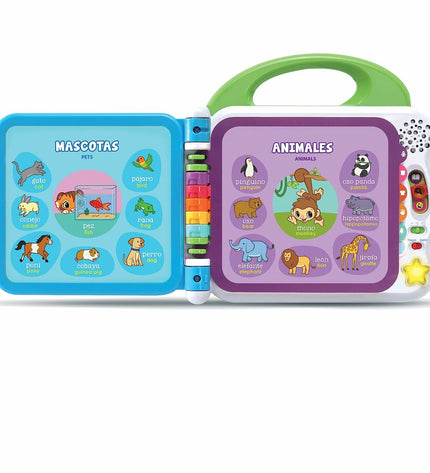 Vtech Mis primeras 100 palabras interactieve kinderboek voor baby's met kleurrijke pagina's en zachte teksturen voor jonge kinderen.