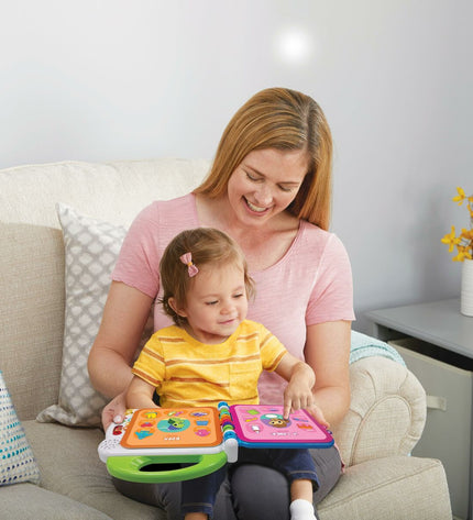 Vtech interactieve kinderboek "Mis eerste 100 woorden" voor baby's, speelgoed voor jonge kinderen met kleurrijke pagina's