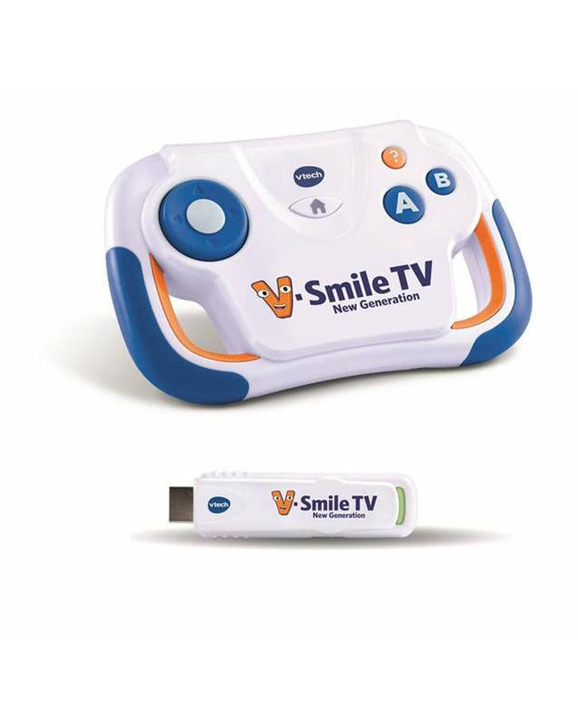 Vtech V-Smile TV portable game console for kids, electronic toy with colorful buttons and screen for gaming fun