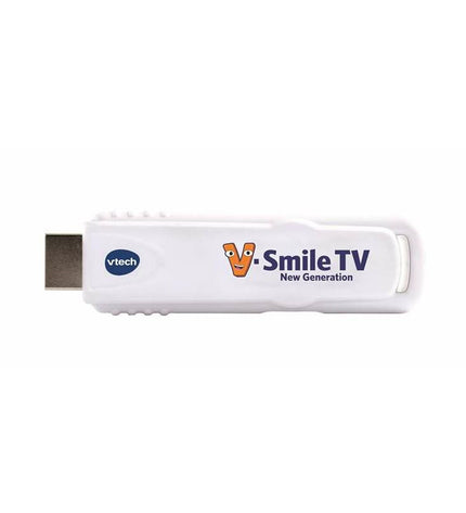 Vtech V-Smile TV portable game computer with colorful buttons and screen, designed for electronic toys and educational gaming.