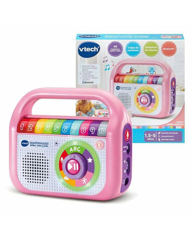 Vtech muziek-speelgoed voor baby's, kleurrijk speelgoed met knoppen en muzikale functies, geschikt voor jonge kinderen