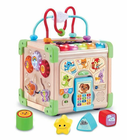 Vtech Baby interactief speelgoed voor baby's, kleurrijk speelgoed voor jonge kinderen met verschillende vormen en functies.