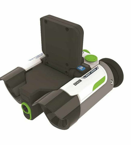 Vtech toy binoculars for children, educational learning and play equipment, with colorful design and adjustable lenses.