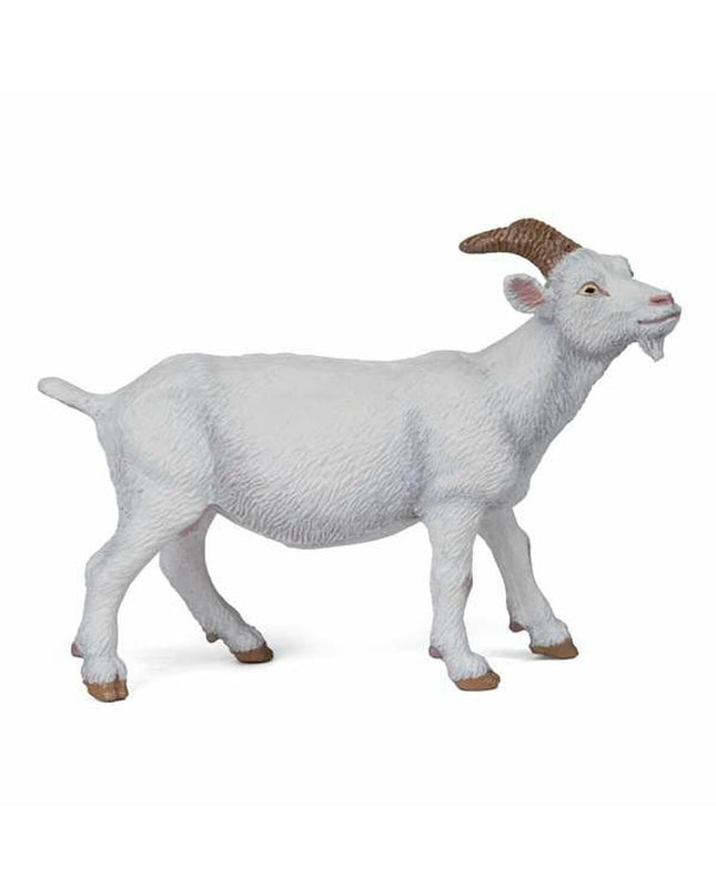 Papo Nanny Goat PVC figurine, a detailed toy in the poppen en actiefiguren category, showing a realistic nanny goat for play or display.