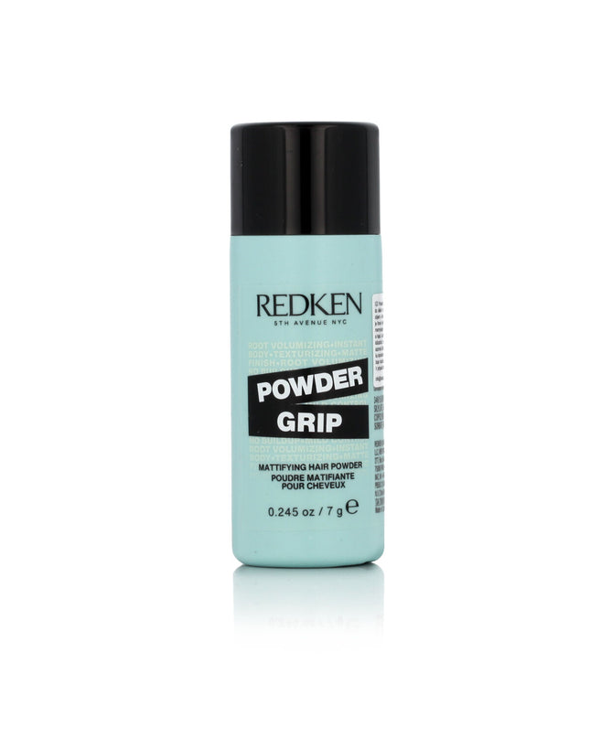 Redken Powder Grip Haar Texturiser powder container, 7g, for adding volume and grip to styled hair.