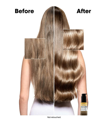 L'Oreal Professionnel Paris Absolut Repair Molecular voedingssupplement bottle, 30 ml for hair health and repair.