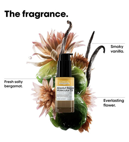 L'Oreal Professionnel Paris Absolut Repair Molecular supplement bottle, 30 ml, health and personal care vitamin and mineral product