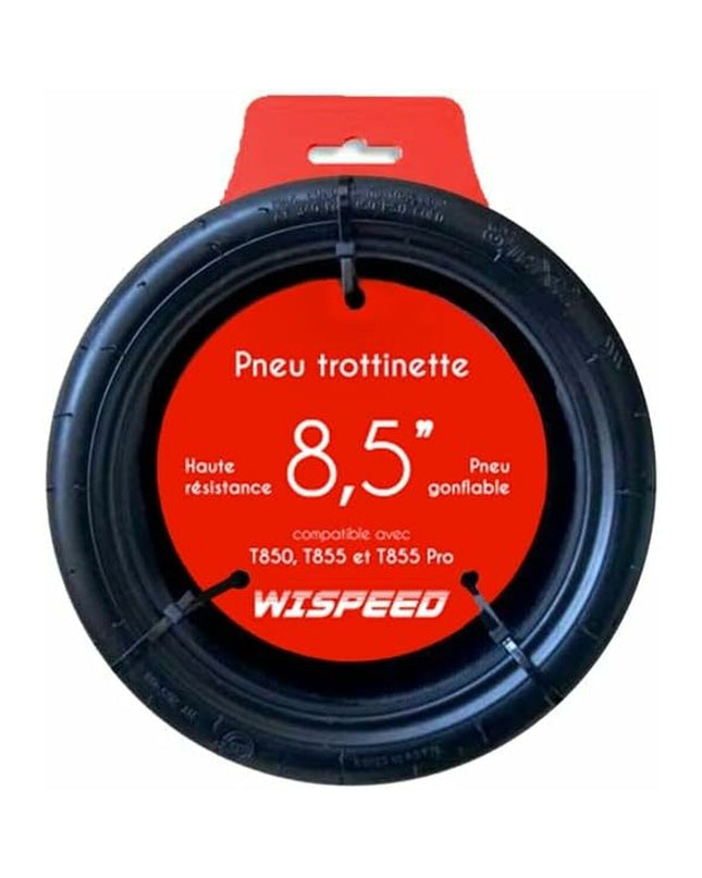 Wispeed Pneumatisch Wispeed 8,5" tire for sport and outdoor urban mobility, showing tread pattern and sidewall details.