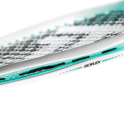 Tecnifibre Tempo V2 255 G0 water tennis racket for outdoor sport, featuring a sleek frame and grip suitable for tennis players.