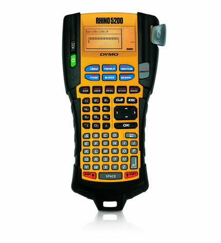 Dymo S0841480 ticket printer for office use, showing the compact design and control panel of the electronic office equipment.