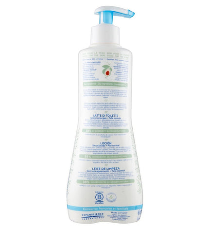 Mustela Niño Bio body lotion for children, 500 ml bottle, in health and personal care product image.
