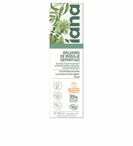 IANA ontspannende balsem in 100 ml tube, voor welzijn en persoonlijke verzorging, met zachte textuur en natuurlijke ingrediënten.