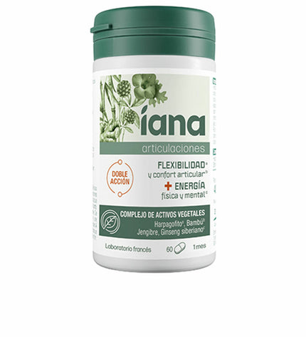 IANA ARTICULACIONES dietary supplement for joint flexibility and energy, 60 capsules, health and personal care product.