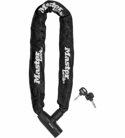 Master Lock sport and outdoor bike lock with key for secure cycling protection.