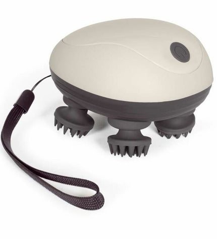 Livoo DOS202 rechargeable handheld massager with adjustable head for personal wellness and relaxation.