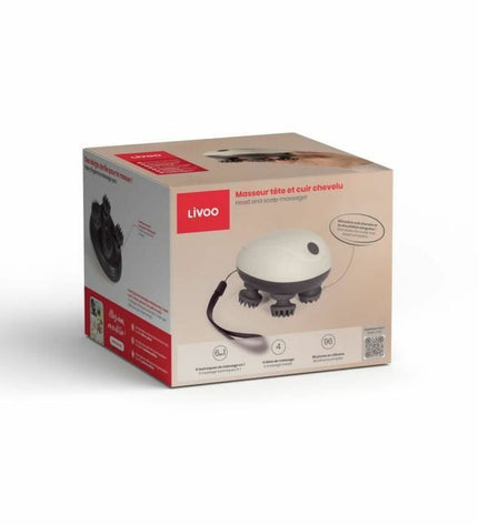 Livoo DOS202 rechargeable handheld massager with removable head, designed for personal health and wellness.