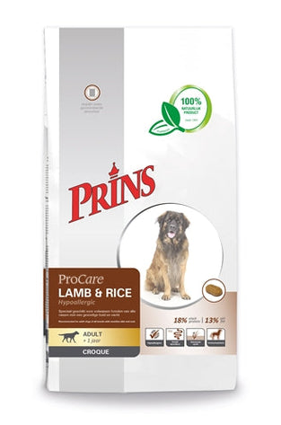 PRINS PROCARE CROQUE HYPOALLERGENIC LAMB / RICE 10 KG