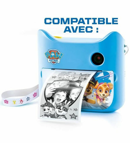 Canal Toys PAW Patrol refill pack for electronic camera toy, featuring colorful images and accessories for kids' play.