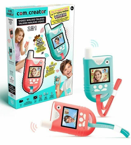 Canal Toys walkie-talkie toy with colorful design, featuring buttons and antenna, for electronic toys and games.