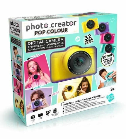 Canal Toys digital camera for kids, electronic toy with colorful buttons and screen, designed for playful photography adventures.