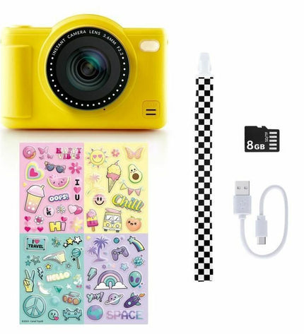 Canon Toys digital camera for kids, electronic toy with colorful buttons and compact design, ideal for young photography enthusiasts.
