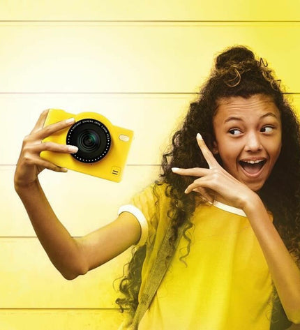 Canal Toys digital camera for kids, electronic toy with colorful buttons and compact design, suitable for children’s play and photography.