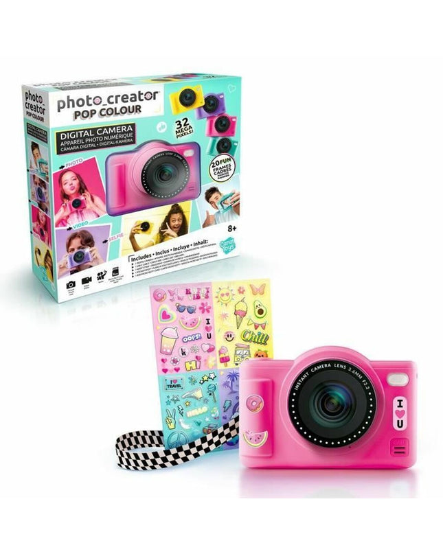 Canal Toys digital camera for kids, electronic toy with colorful design and compact size, ideal for young photography enthusiasts.