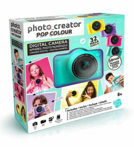 Digital camera toy from Canal Toys, electronic toy for kids, showing colorful buttons and compact design.