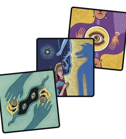 Educatief Los Hombres Lobo de Castronegro spel by Asmodee, featuring colorful game components and character cards for fun gameplay.