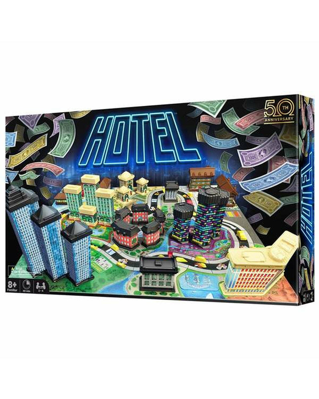 Asmodee board game with colorful box and game pieces, ideal for family fun and strategic gameplay.