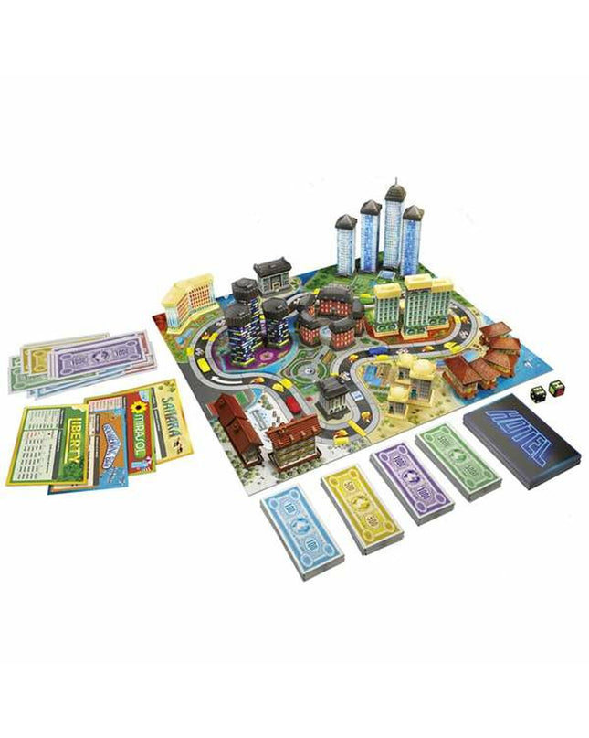Asmodee board game with colorful cards and tokens, designed for family and strategy gameplay.