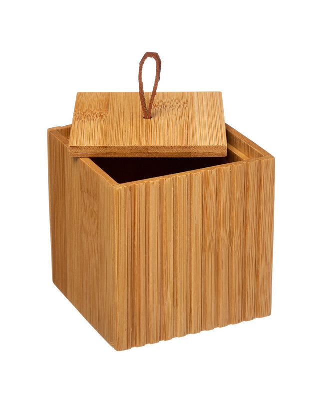 5five Simply Smart Terre bathroom storage box with lid, ideal for organizing toiletries and bathroom essentials.