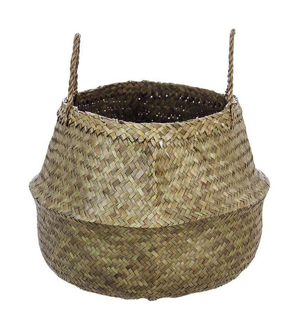 Atmosphera Mand Atmosphera Atlantic folding storage basket with natural woven design, 43.5 x 29 cm for home organization.