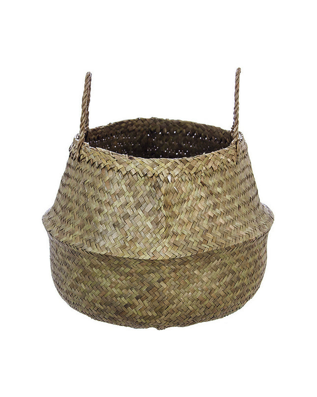 Atmosphera Mand Atmosphera Atlantic folding storage basket with natural woven design, 43.5 x 29 cm for home organization.