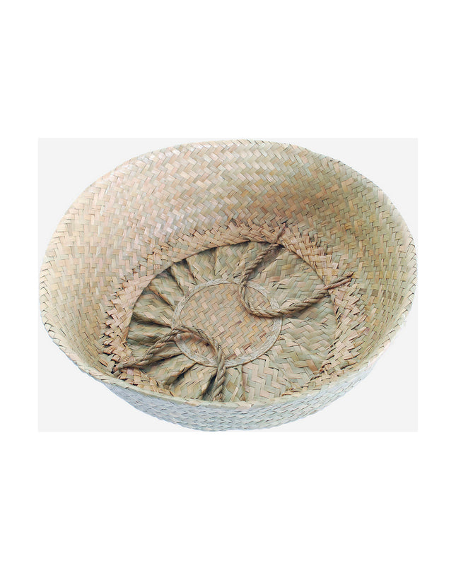 Atmosphera Mand Atmosphera Atlantic folding storage basket with natural woven design, 43.5 x 29 cm for home organization.