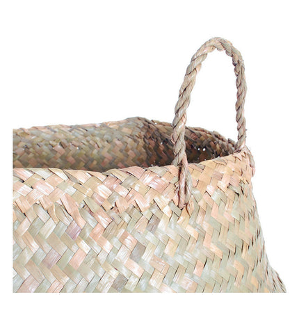 Atmosphera Mand Atmosphera Atlantic folding natural wicker basket for home organization, 43.5 x 29 cm.