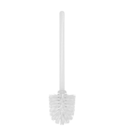 Transparant plastic toilet brush from 5five Simply Smart with a modern design, suitable for bathroom cleaning.