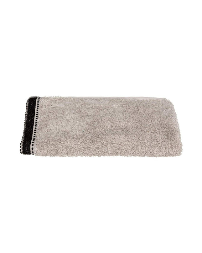 Beige 5five Simply Smart premium cotton handdoek, 30x50 cm, soft and absorbent for bathroom use