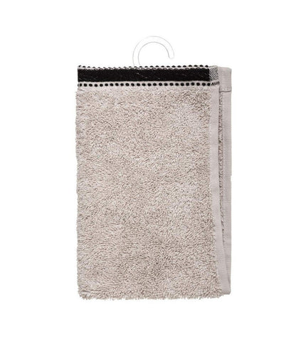 Beige 5five Simply Smart premium cotton hand towel, 30x50 cm, soft and absorbent for bathroom use.