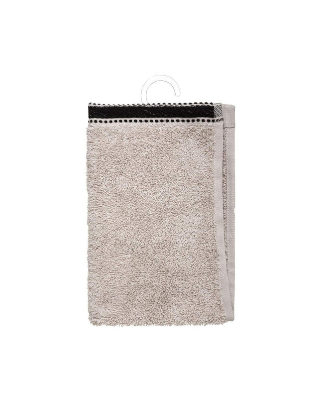 Beige 5five Simply Smart premium cotton hand towel, 30x50 cm, soft and absorbent for bathroom use.