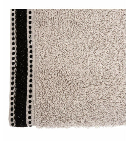 Beige 5five Simply Smart premium cotton bath towel, 50 x 90 cm, soft and absorbent for home use and kitchen drying.