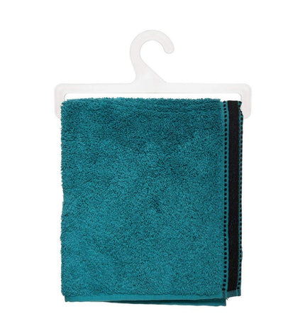 Green 5five Simply Smart premium cotton bath towel, 50x90 cm, featuring a soft texture and modern design for home and kitchen use.