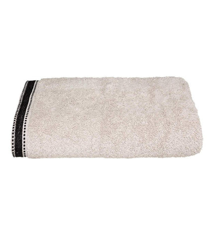 Atmosphera premium cotton linen bath towel with 550g weight, 70 x 130 cm, soft and absorbent for home and bathroom use.