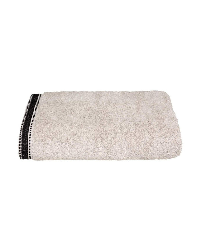 Atmosphera premium cotton linen bath towel with 550g weight, 70 x 130 cm, soft and absorbent for home and bathroom use.