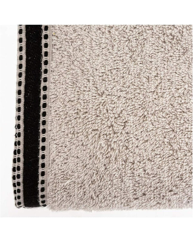 Beige 5five Simply Smart premium cotton bath towel, 100x150 cm, soft and absorbent for home use.