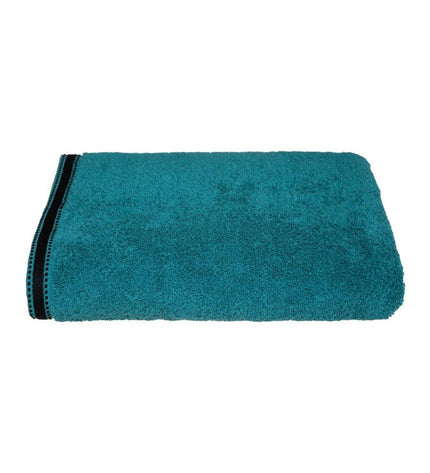 Green 5five Simply Smart premium cotton bath towel, 100x150 cm, soft and absorbent for home and bathroom use.