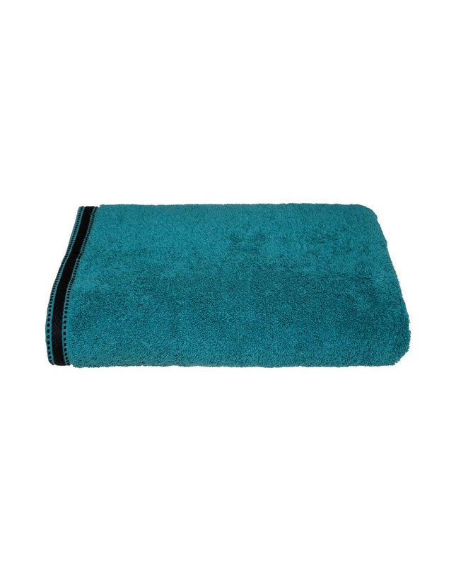 Green 5five Simply Smart premium cotton bath towel, 100x150 cm, soft and absorbent for home and bathroom use.