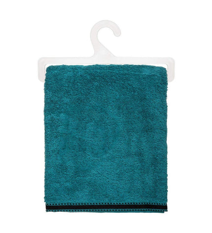 Green 5five Simply Smart premium cotton bath towel, 100x150 cm, soft and absorbent for home and bathroom use.